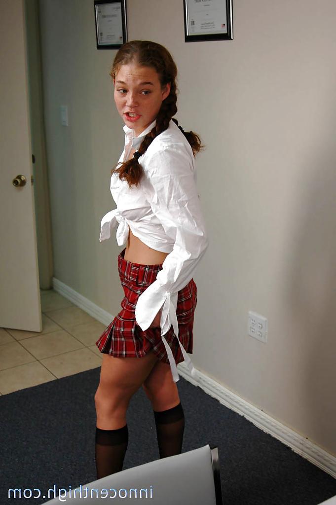 14P Awesome schoolgirl teen is showing that ass and her big titties