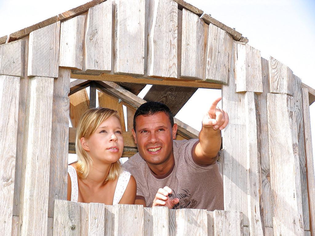 16P Skinny schoolgirl dose amazing blowjob and receives cumshot