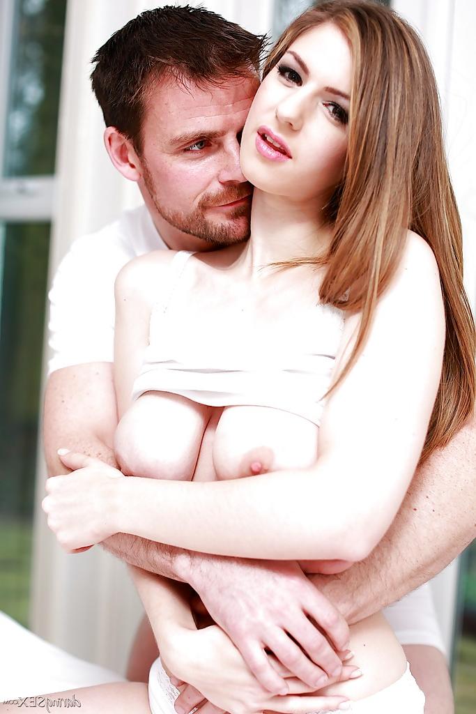 16P Hot redhead gf Stella Cox having sexual intercourse with her bf