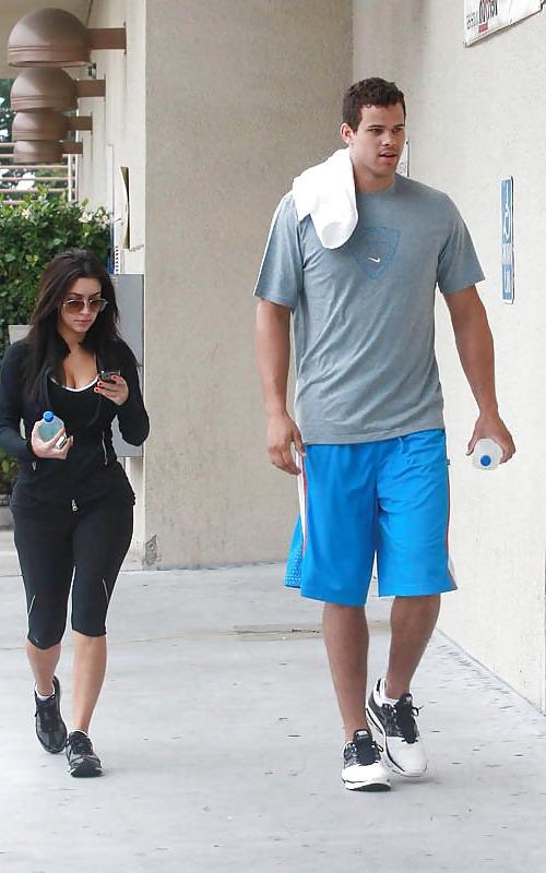 4P Kim Kardashian leaving a gym in Los Angeles