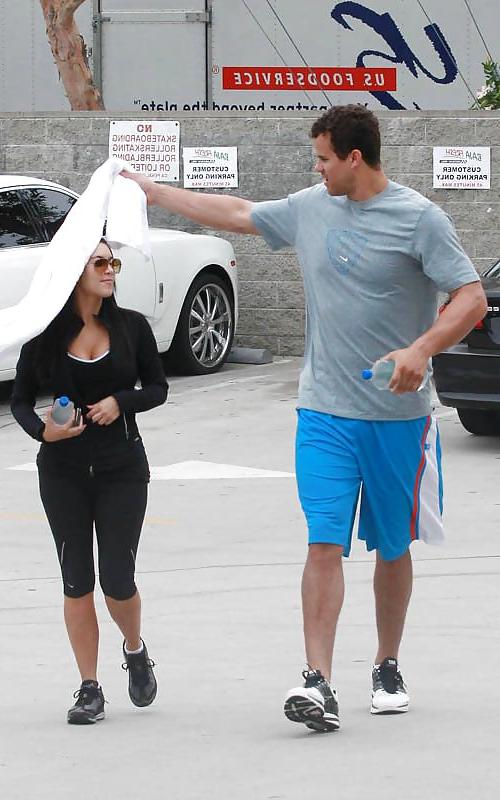 4P Kim Kardashian leaving a gym in Los Angeles