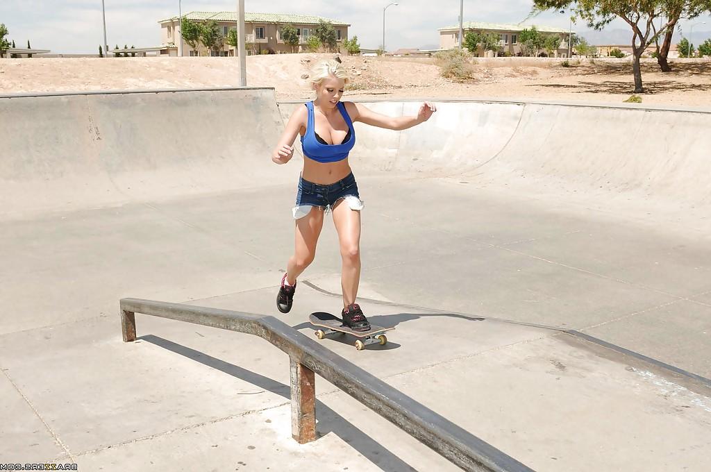 16P Big titted Britney Amber plays sports but prefers a good fuck