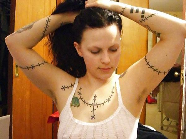 21P Hairy young Girls