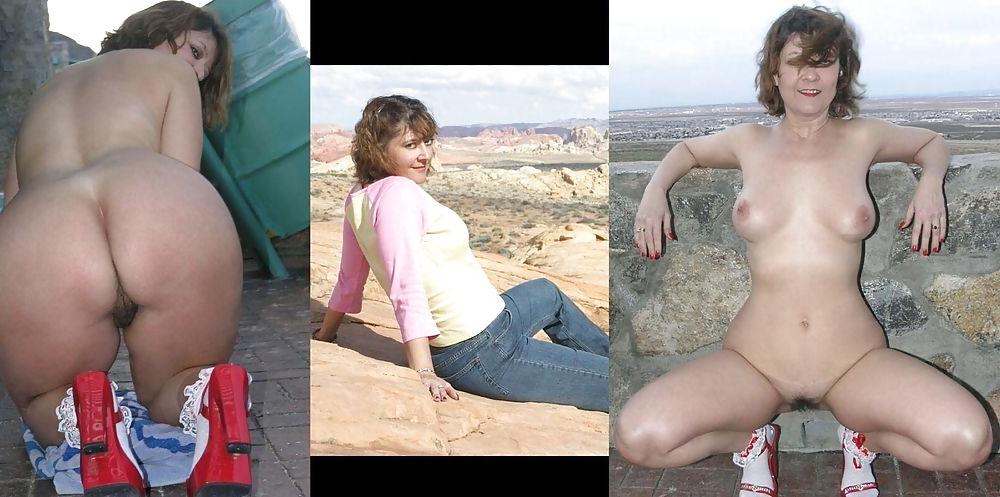 25P Dressed and undressed wives milf housewives