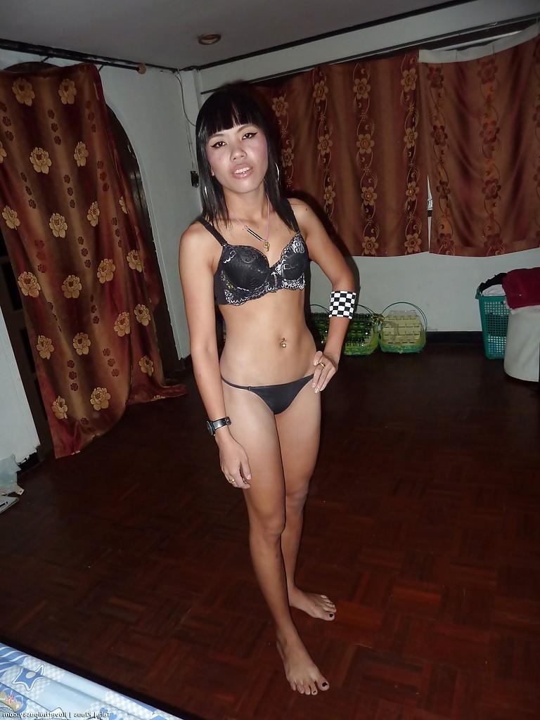 13P Stunning asian babe taking off her lingerie and gets her hairy pussy fucked