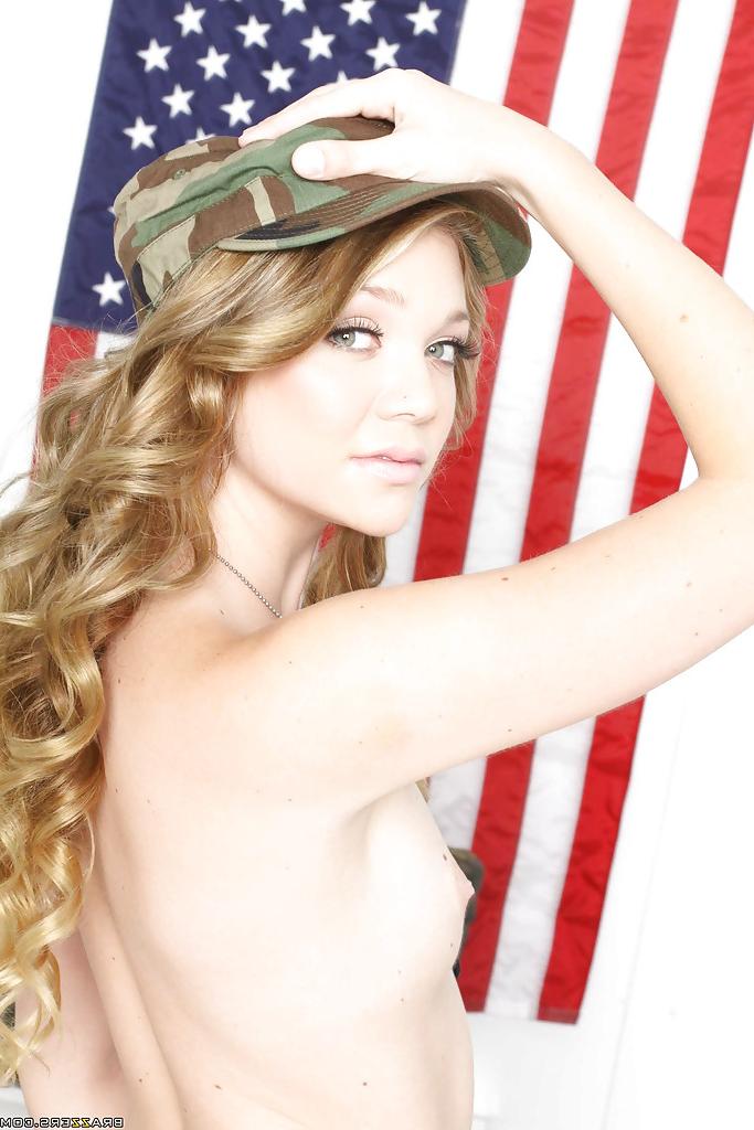 16P Teen babe with tiny tits takes off her uniform to show her hairy pussy
