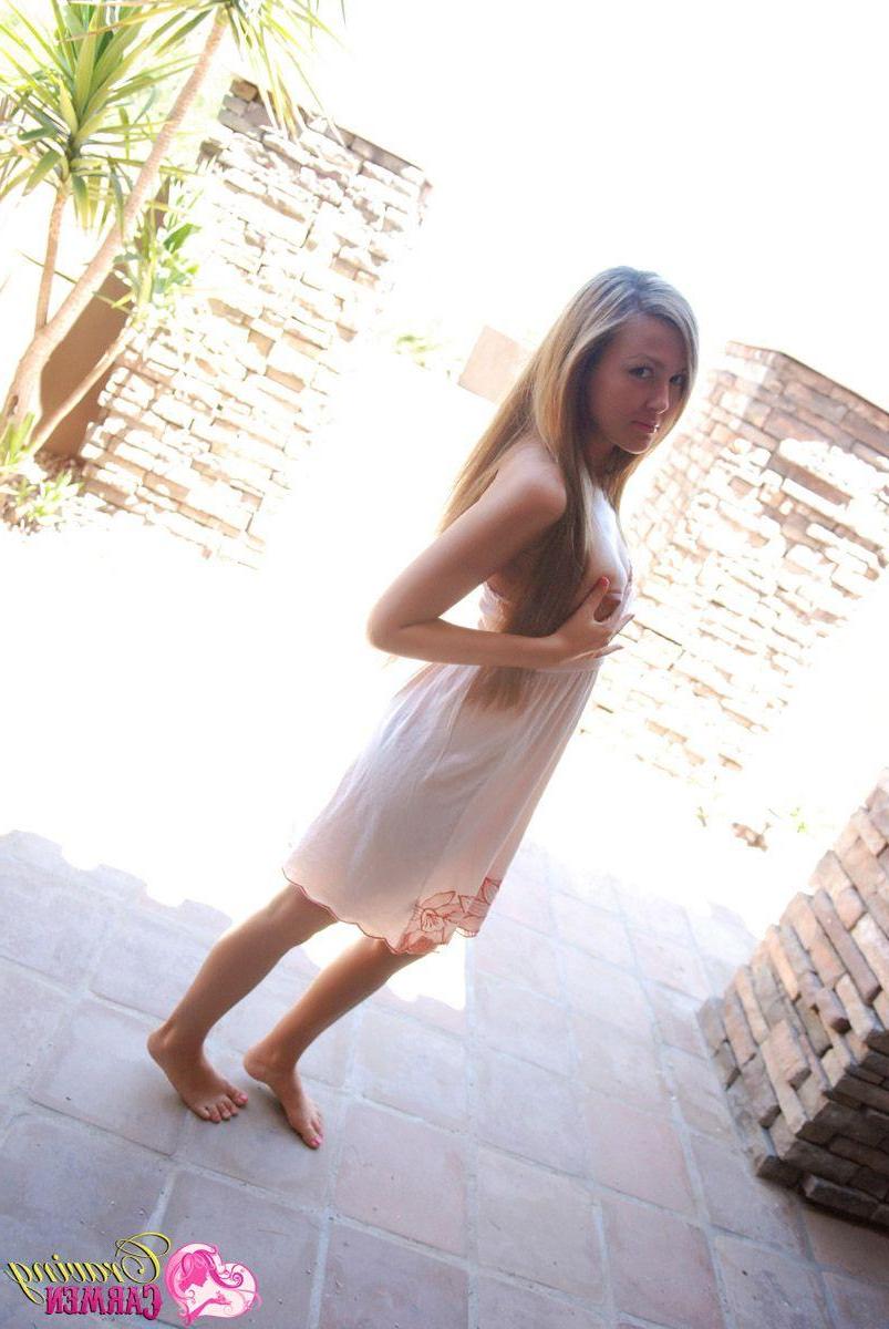 20P Pictures of teen girl Craving Carmen showing you her fun parts
