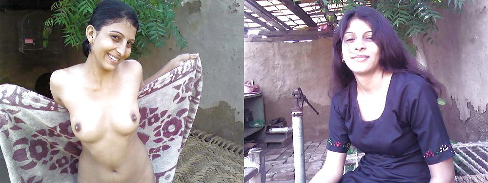 25P Indian dressed undressed