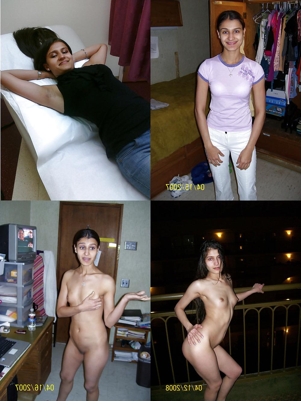 25P Indian dressed undressed