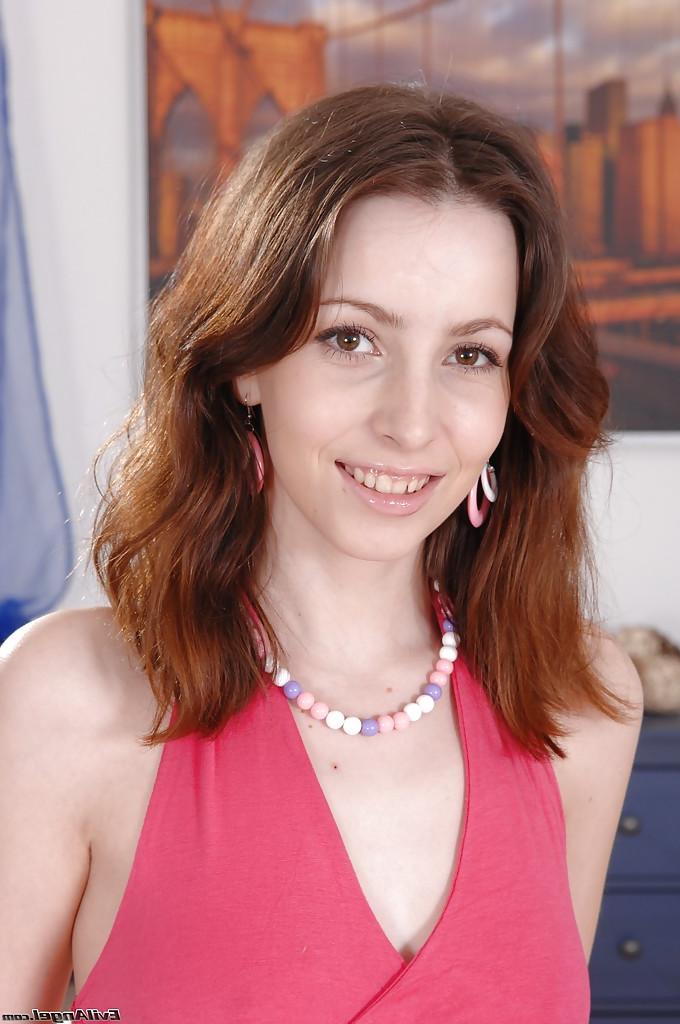 16P Graceful babe with neat ass and long legs stripping off her clothes