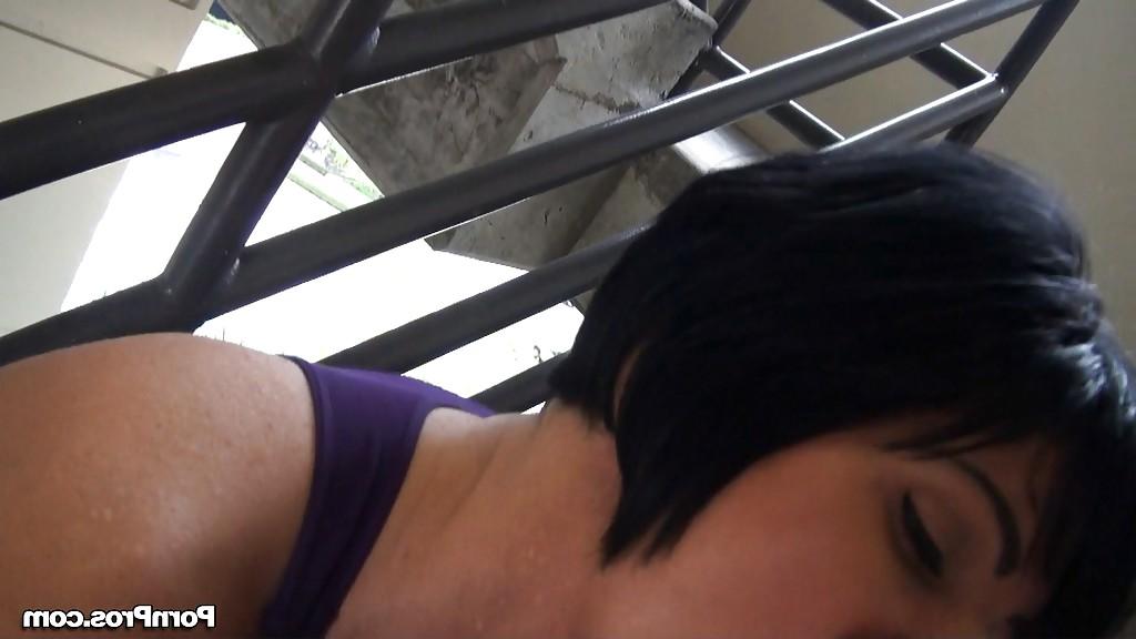 16P Mature lady Shay Fox gives wicked blowjob and takes cum on her ass