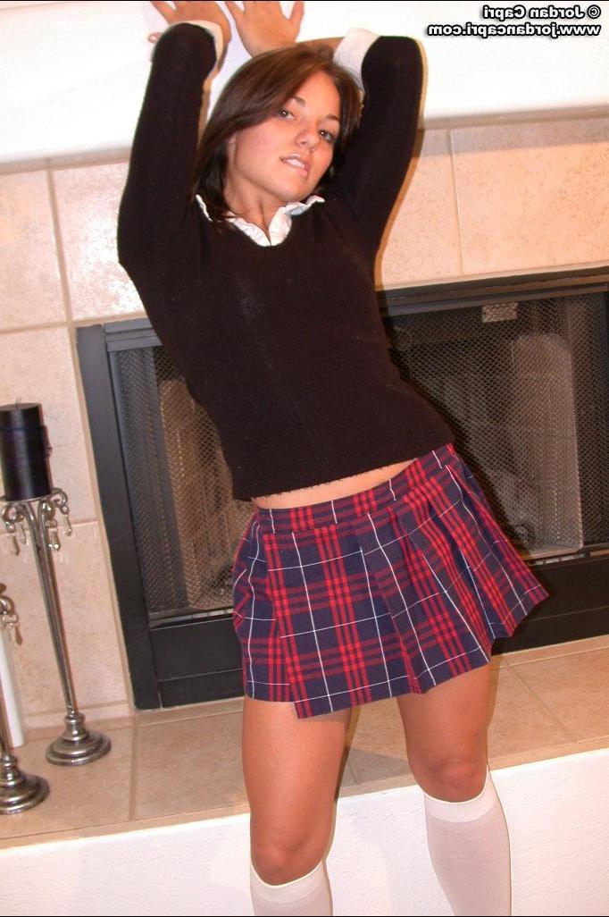 20P Schoolgirl Jordan Capri gets all naked