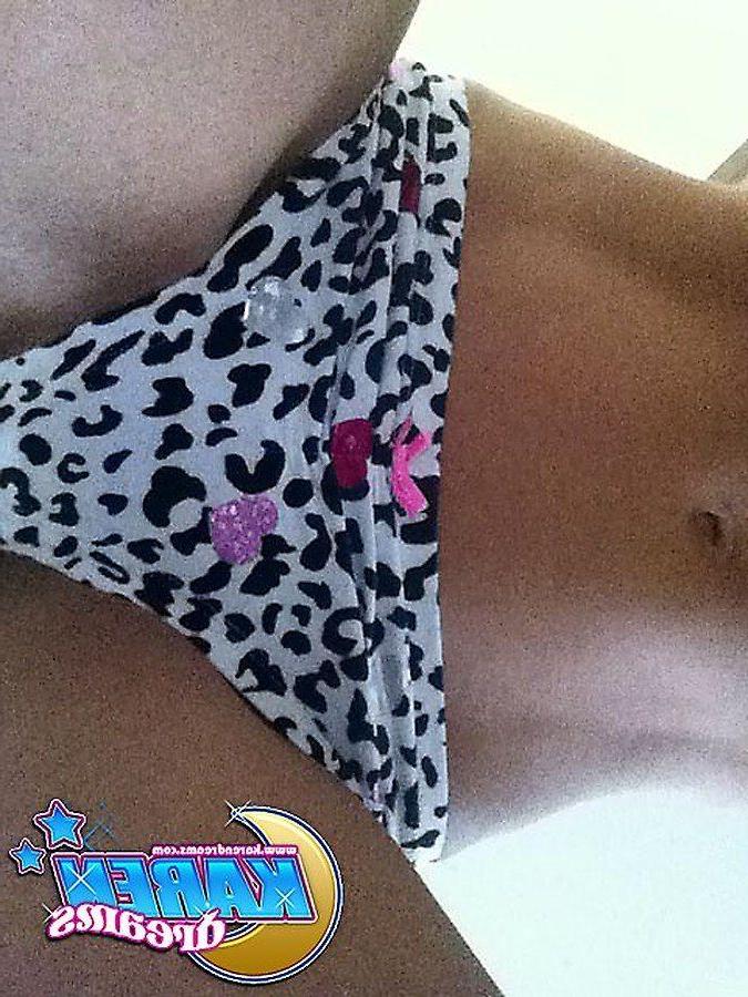 20P Pictures of teen Karen Dreams dressed as a schoolgirl