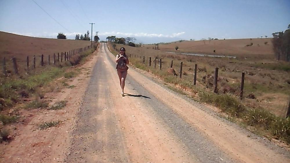 15P Wife Walking Hairy pussy