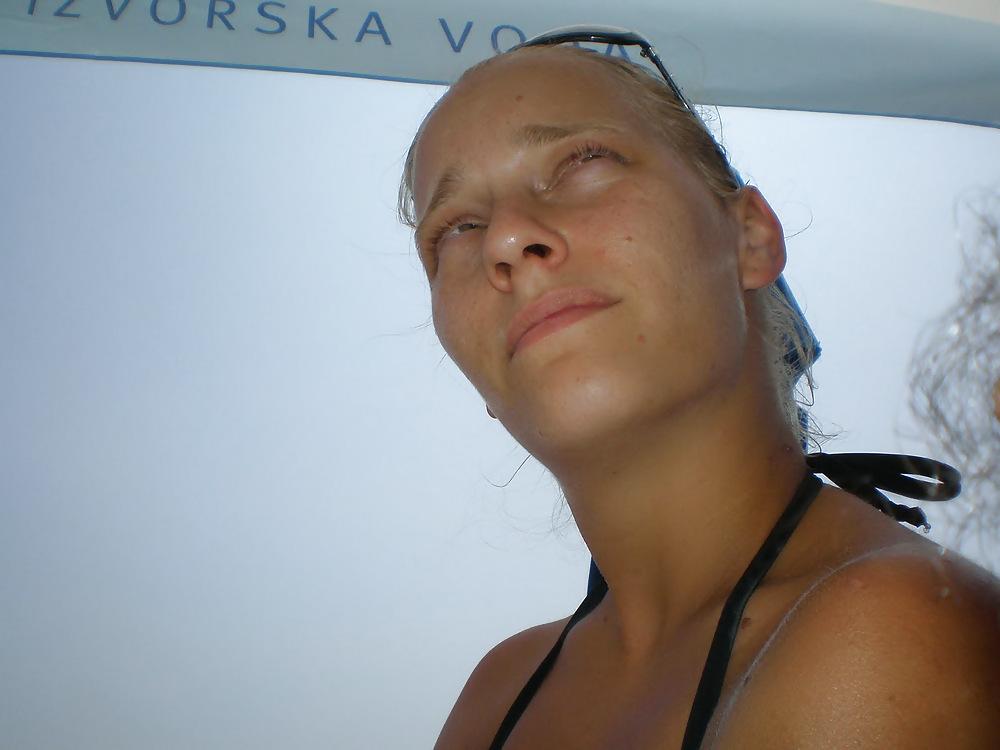 13P Hot Blonde Beach Bitch 35
