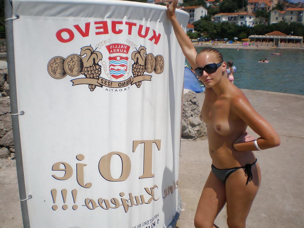 13P Hot Blonde Beach Bitch 35