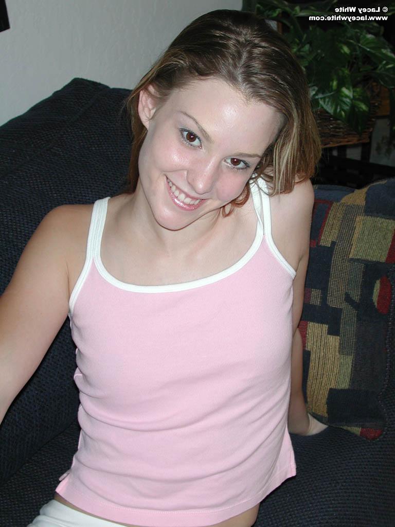 20P Pics of teen cutie Lacey White flashing her tits