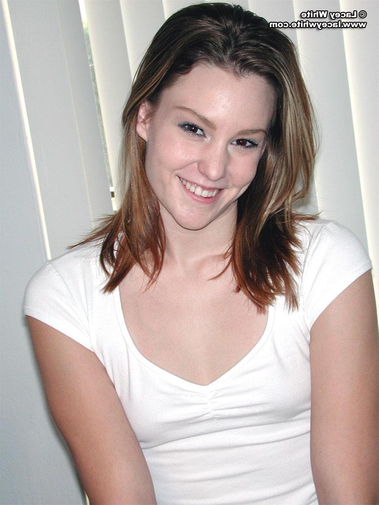 20P Pictures of Lacey White flashing her perky tits