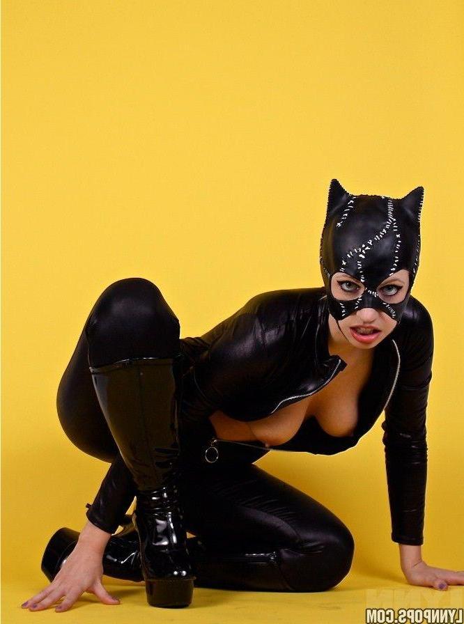 15P Pictures of Lynn Pops dressed up as Cat-Woman for Halloween