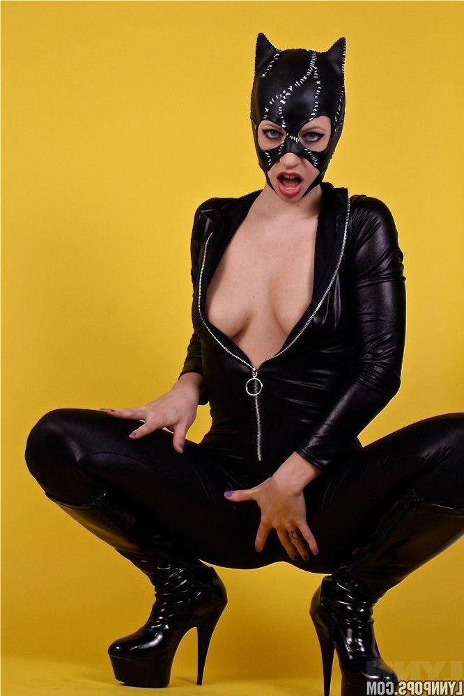 15P Pictures of Lynn Pops dressed up as Cat-Woman for Halloween