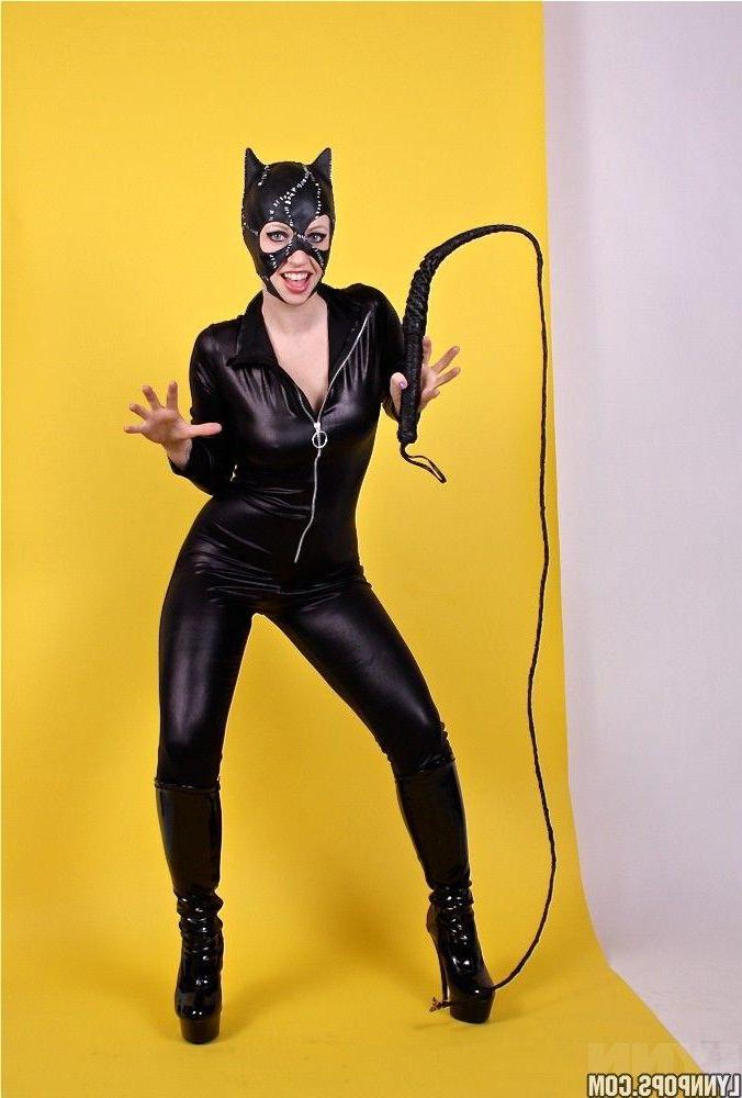 15P Pictures of Lynn Pops dressed up as Cat-Woman for Halloween