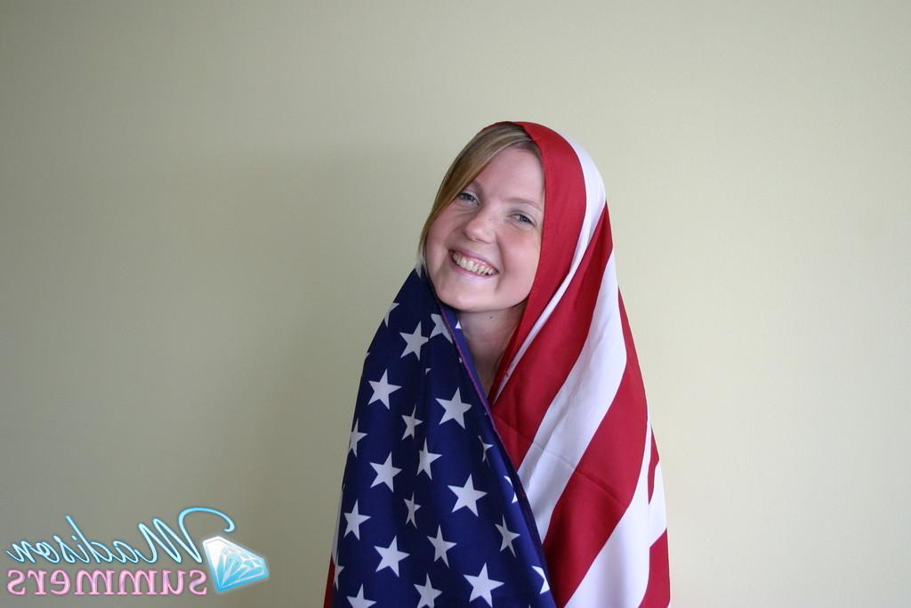 20P Pictures of teen girl Madison Summers having some fun this 4th of July