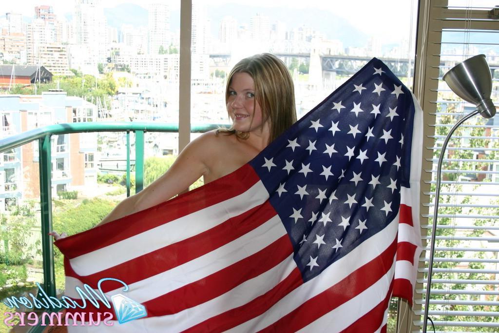 20P Pictures of teen girl Madison Summers having some fun this 4th of July