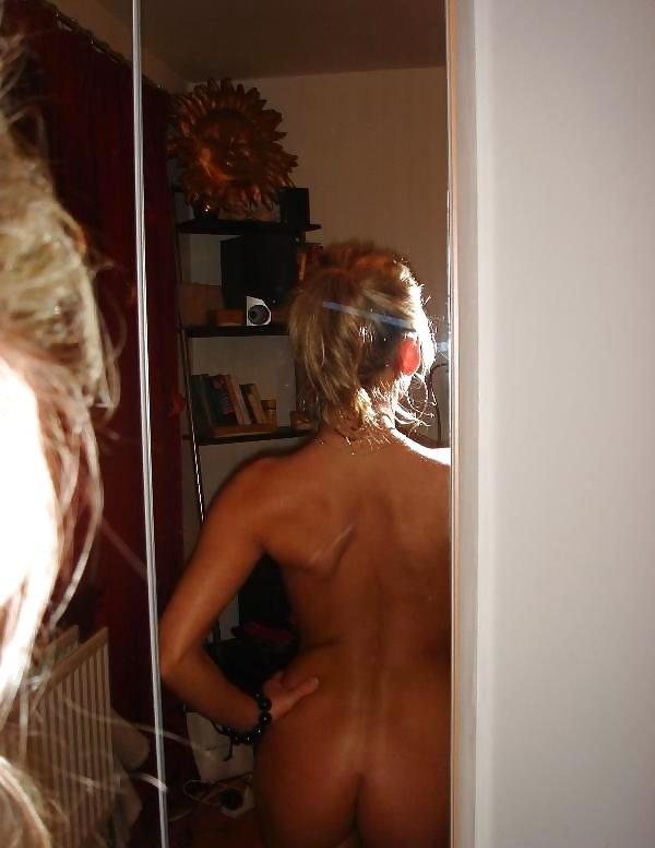 7P Blonde woman with beautiful body