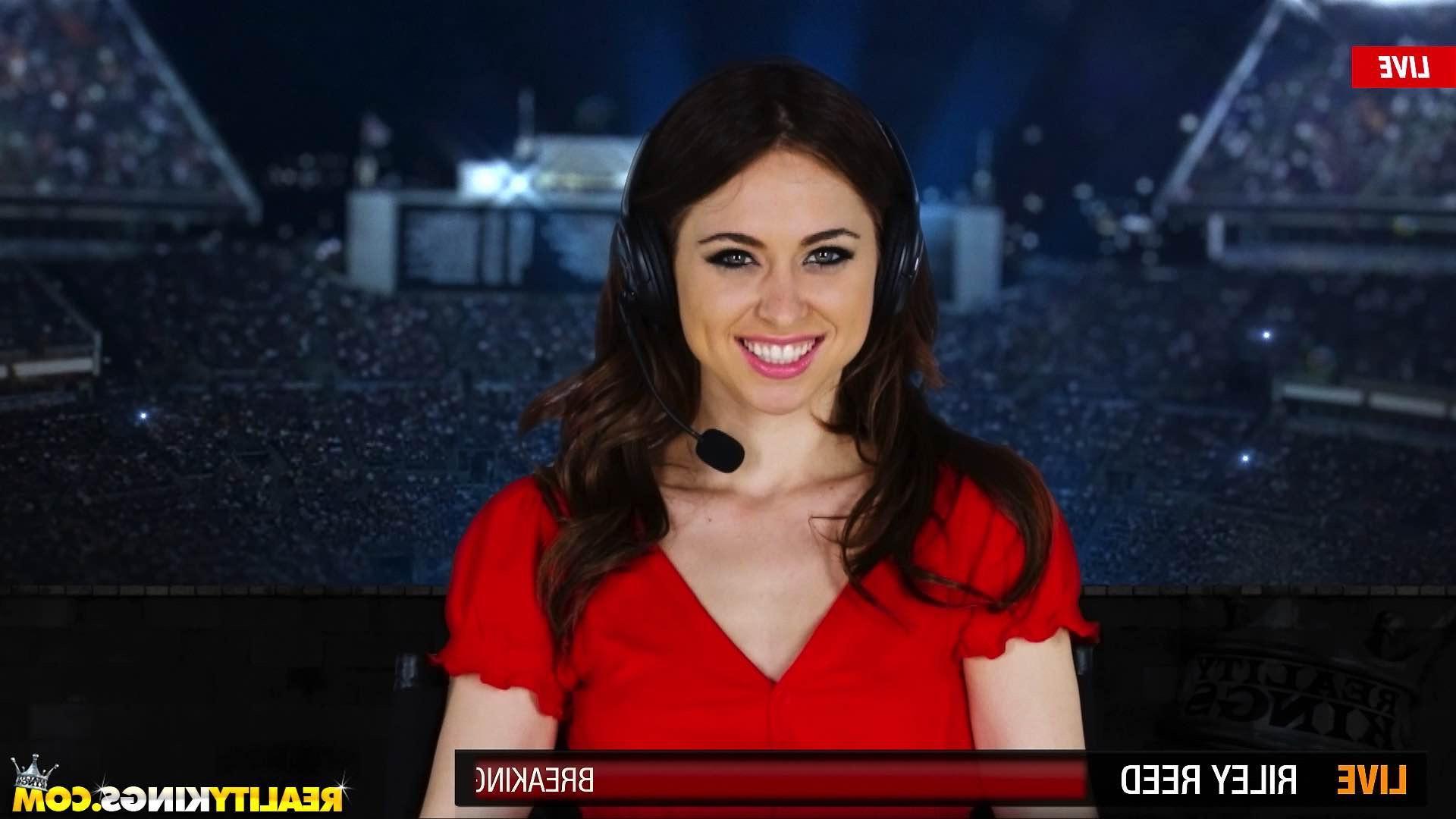 20P Hot news anchor Riley Reid gets fucked on live air