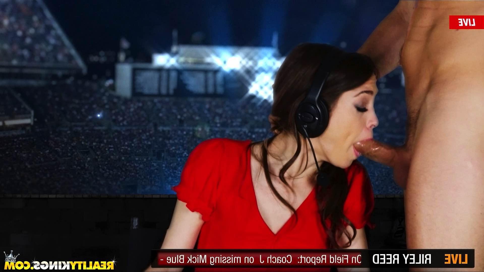 20P Hot news anchor Riley Reid gets fucked on live air