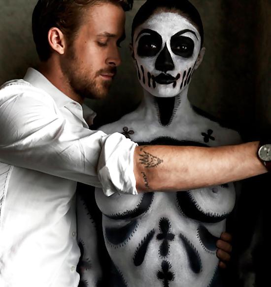 4P Ryan Gosling and a Naked Skeleton Woman?