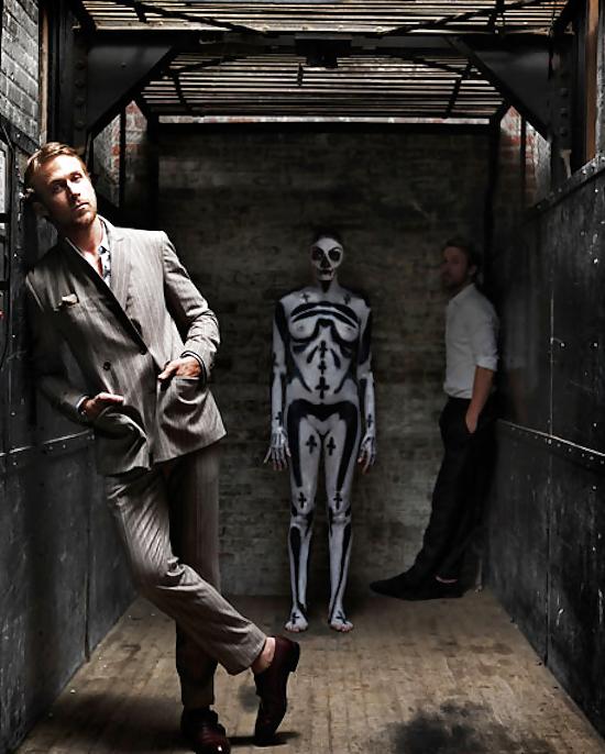 4P Ryan Gosling and a Naked Skeleton Woman?