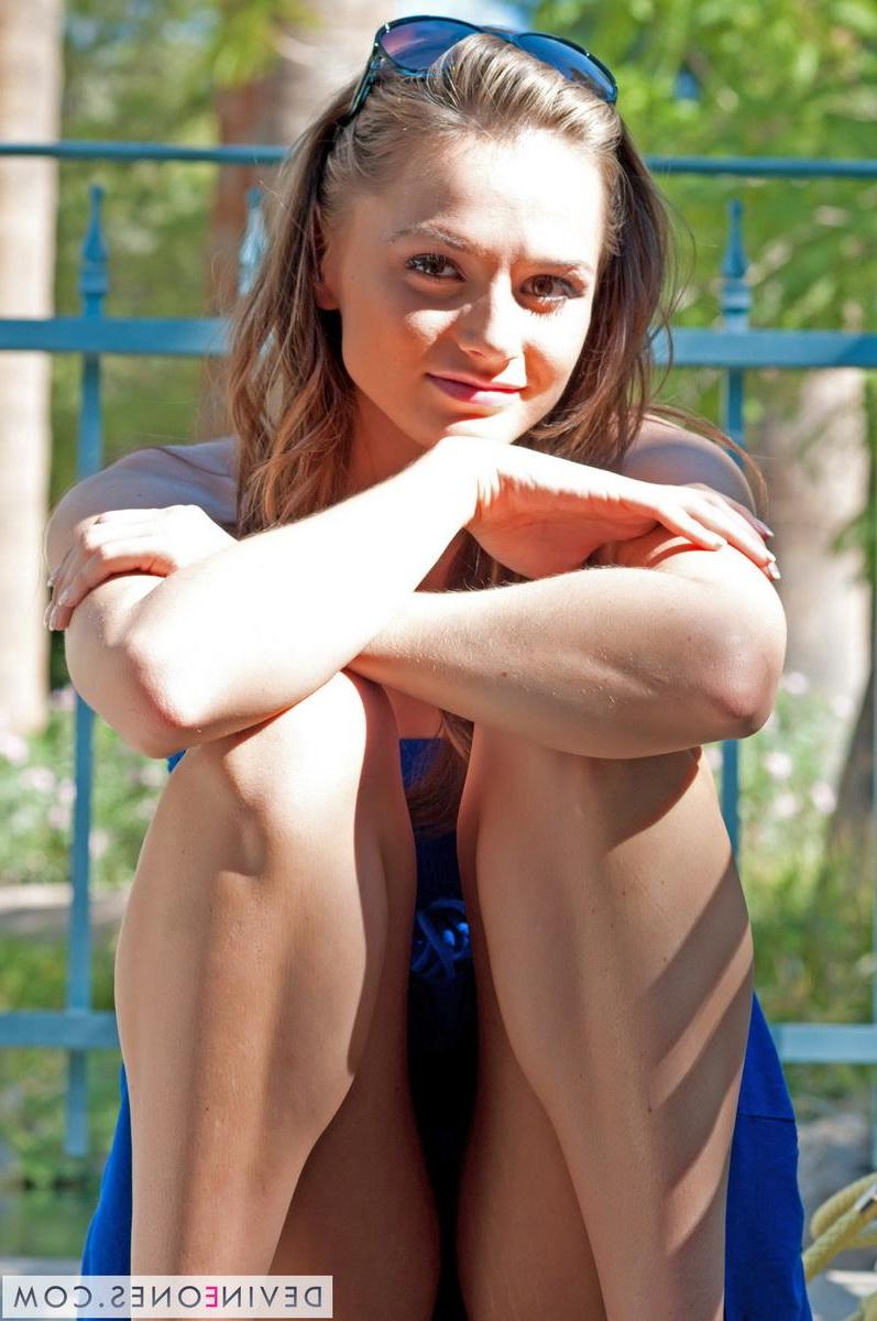 20P Pictures of Tori Black flashing her perky titties and showing you up her skirt