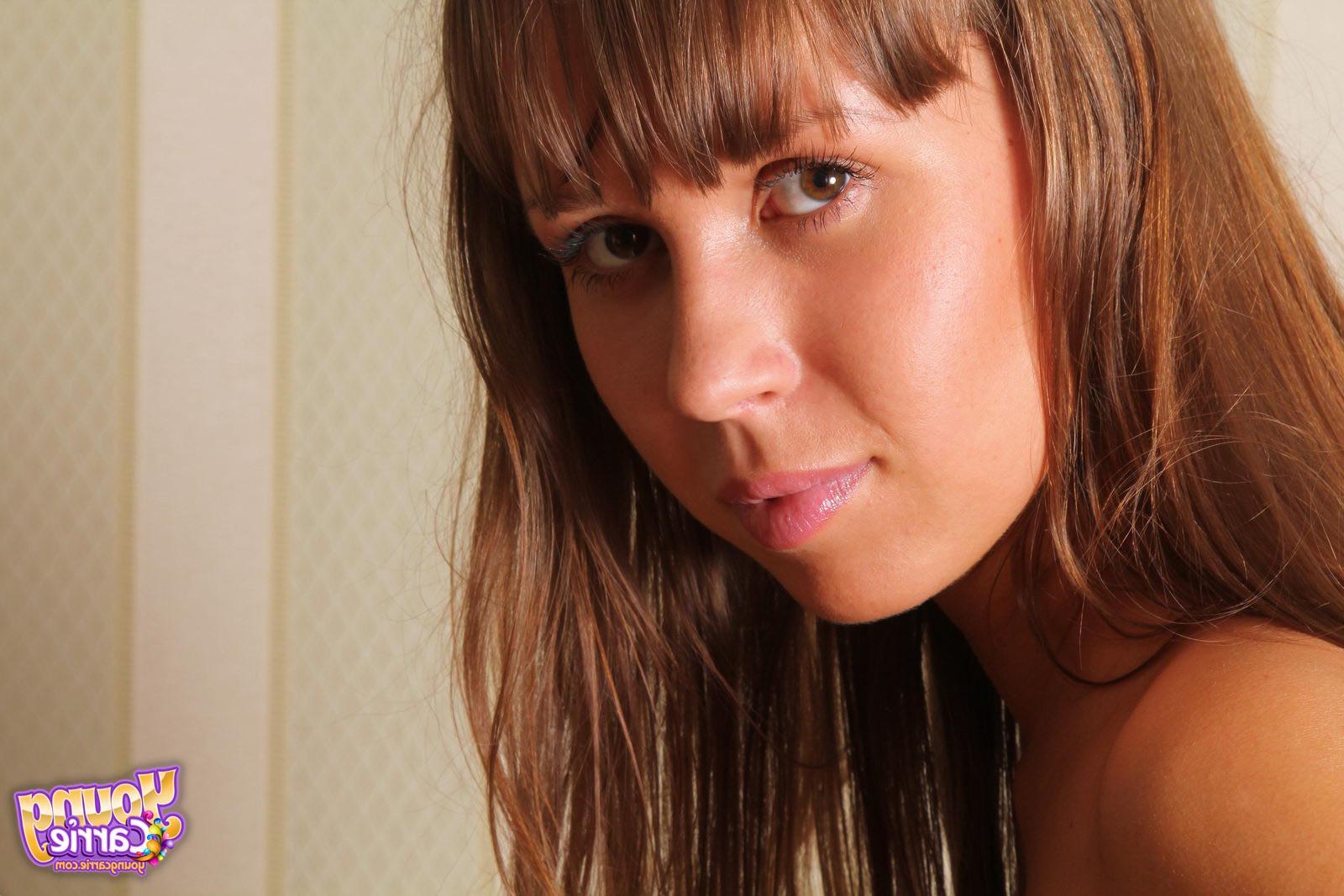 12P Pictures of Young Carrie being a tease in her black panties