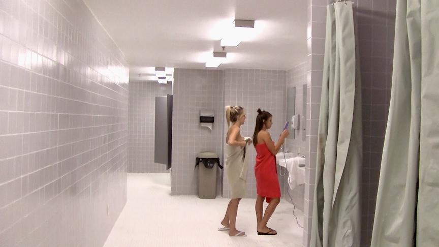 15P Hot college coeds put in the dorm