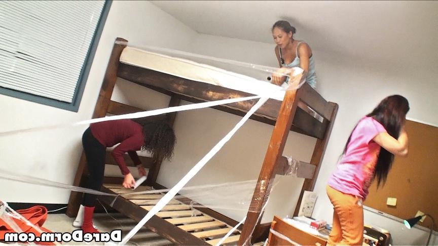 12P Horny college girls get their fuck on at a party