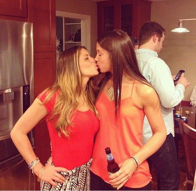 15P Hot college coeds take selfies while partying
