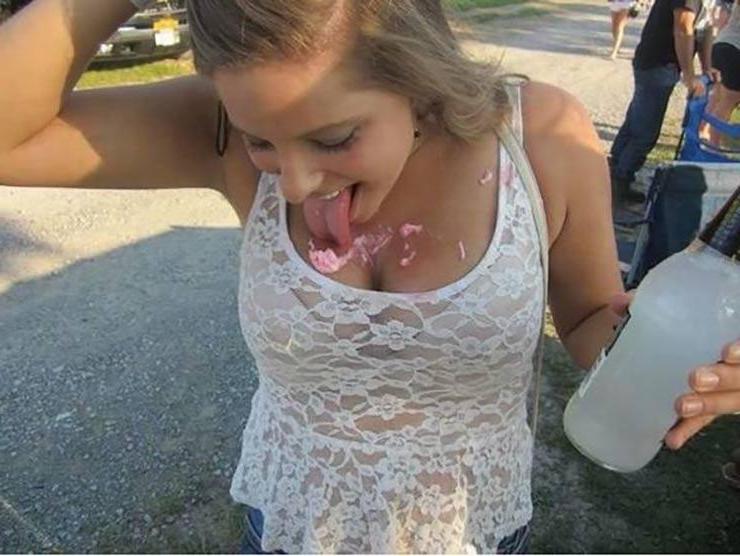 15P Hot college coeds take selfies while partying
