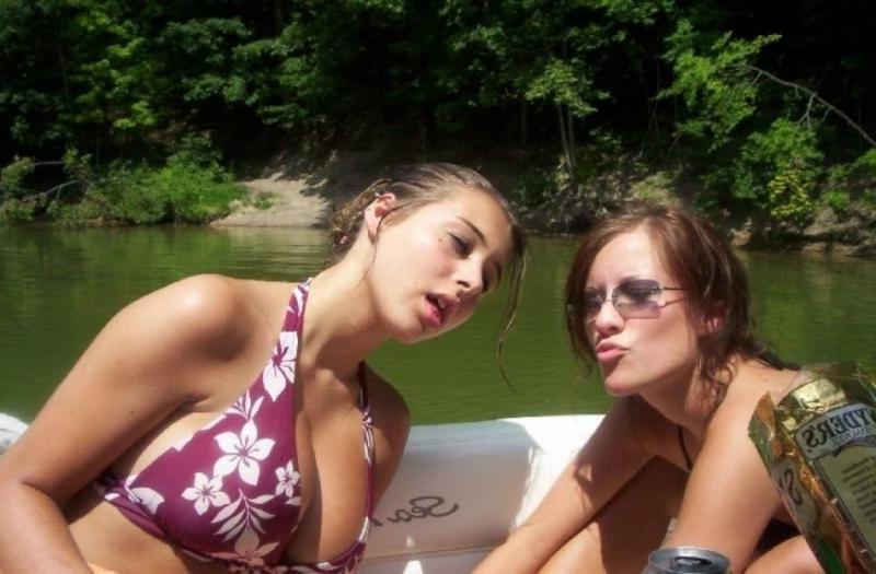 10P Hot spring break girls with big boobs tease on camera