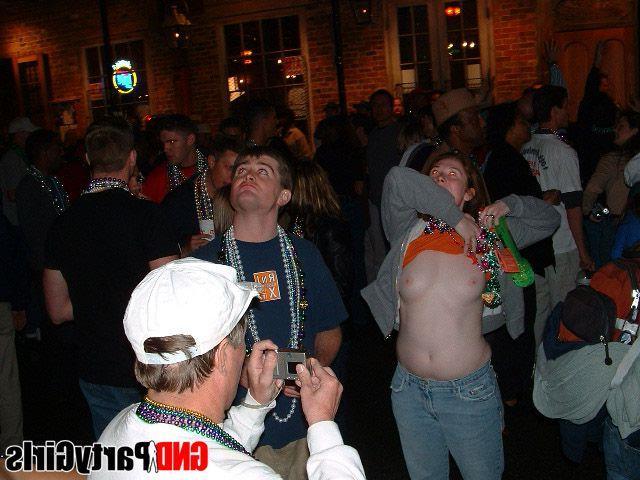 12P Pictures of drunk sluts flashing their boobies