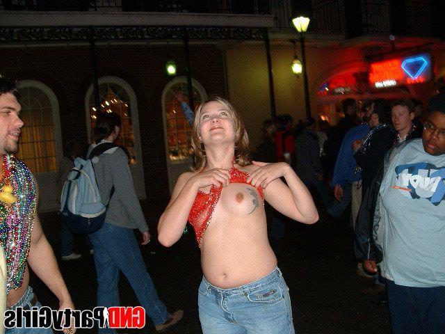 12P Pictures of drunk sluts flashing their boobies