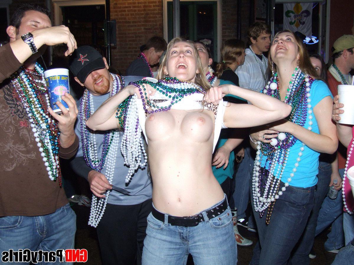 12P Pictures of hot mardi gras teens going wild