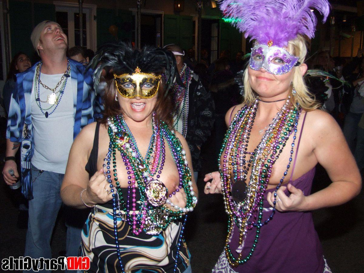 12P Pictures of hot mardi gras teens going wild