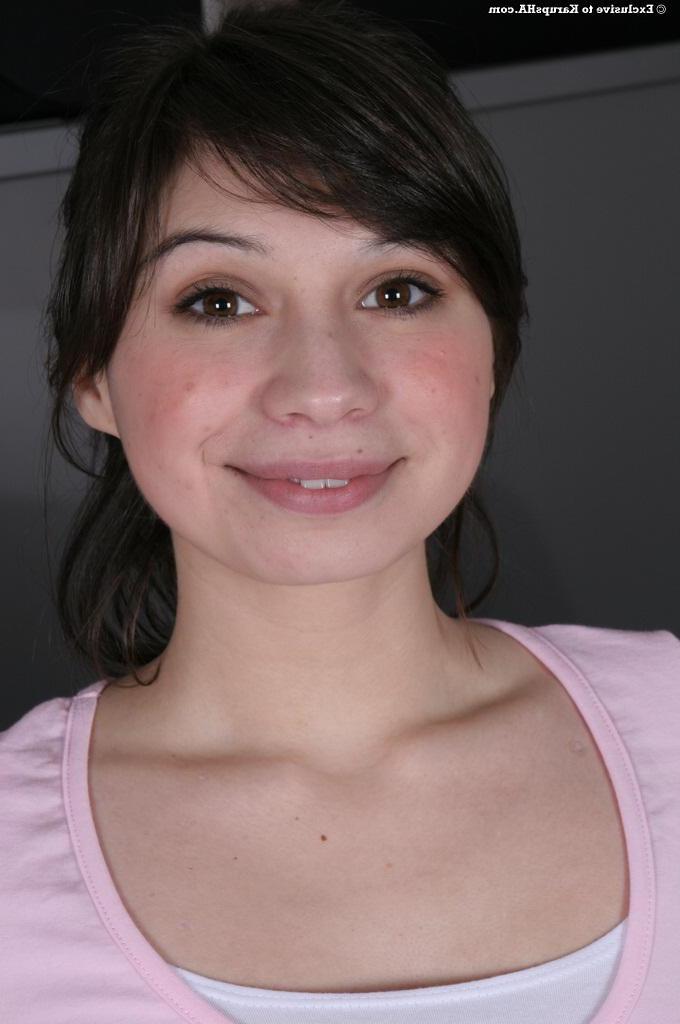 15P Sweet and innocent coed strips out of her panties just for you