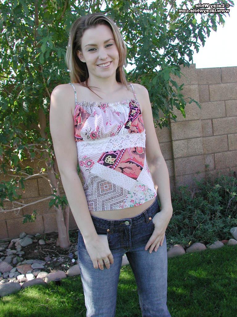 20P Pictures of Lacey White flashing her small titties