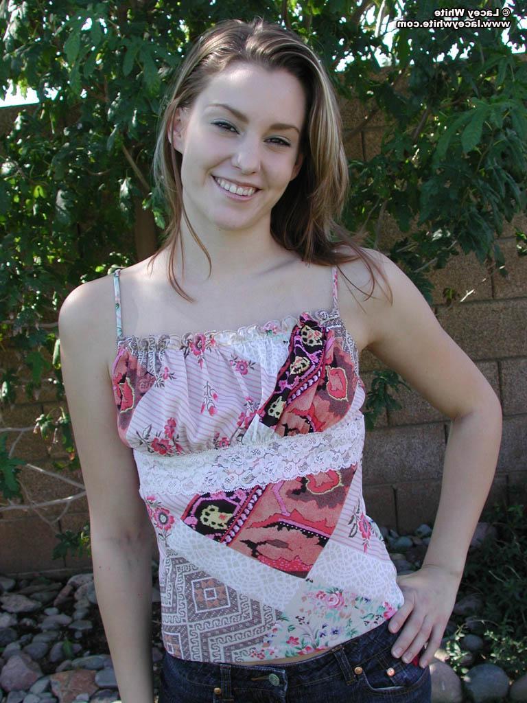 20P Pictures of Lacey White flashing her small titties