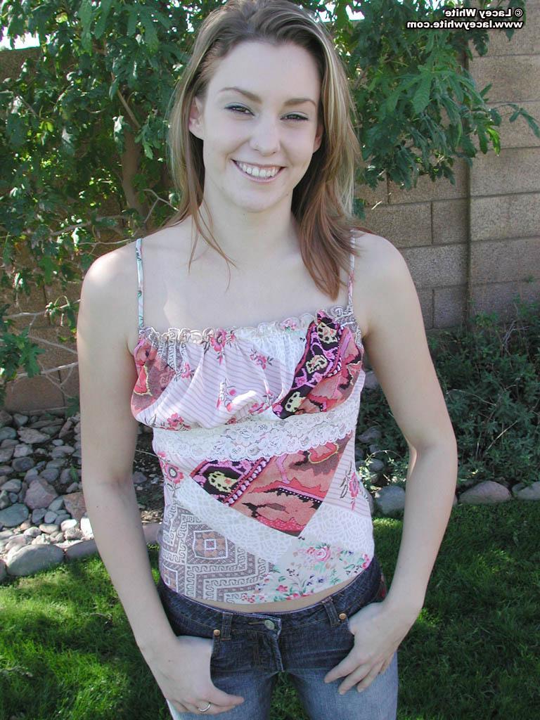 20P Pictures of Lacey White flashing her small titties
