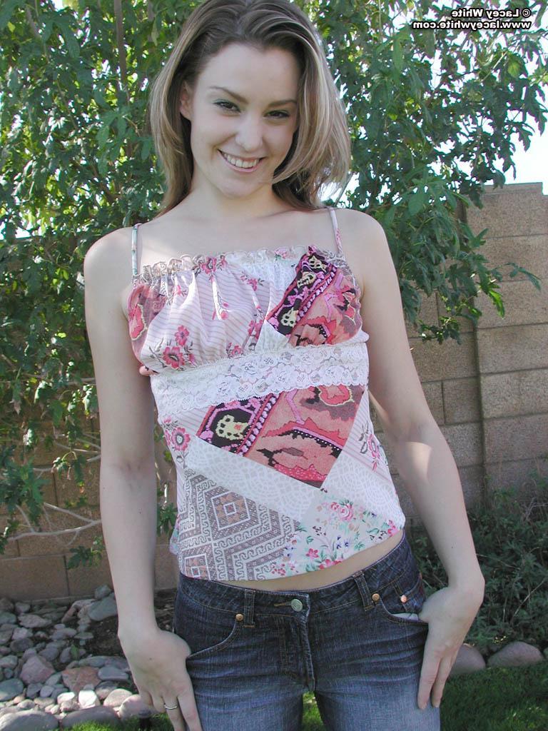 20P Pictures of Lacey White flashing her small titties
