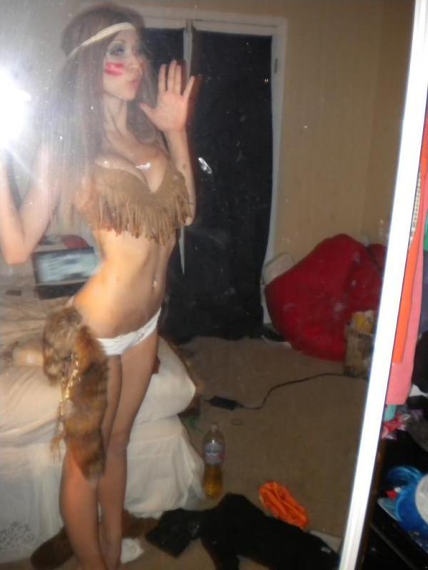 14P Hot college GF shows off her tight body in various sexy outfits