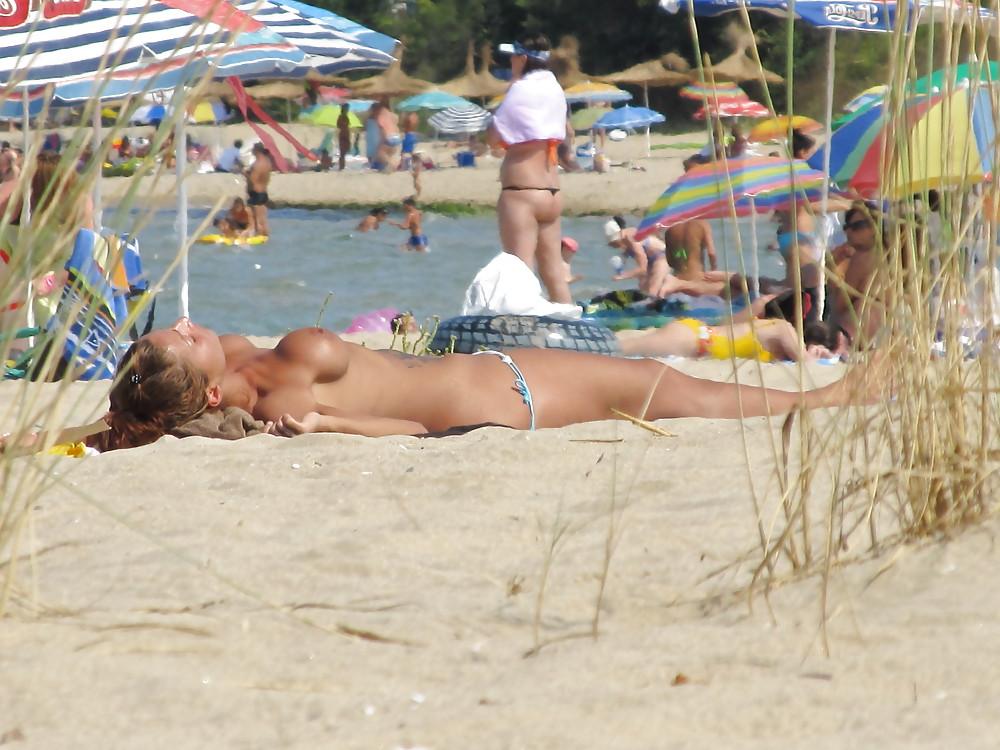 11P More from the faked tits on the beach